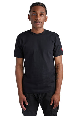 COMME des GARÇONS PLAY Invader Red Heart Arm Tee 'Black' - ROOTED