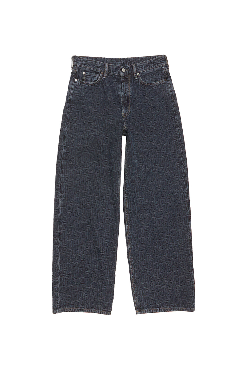 Acne Studios 1981M FN Smokey 38 1981M monogram wide-leg jeans in 
