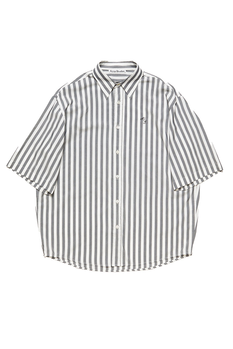 Acne Studios SS Striped Shirt 'Black/White'