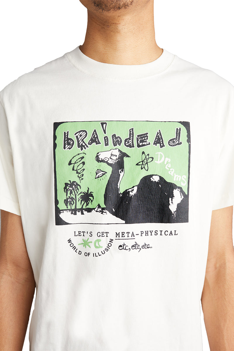 Brain Dead Meta-Physical Tee 'Natural' - ROOTED