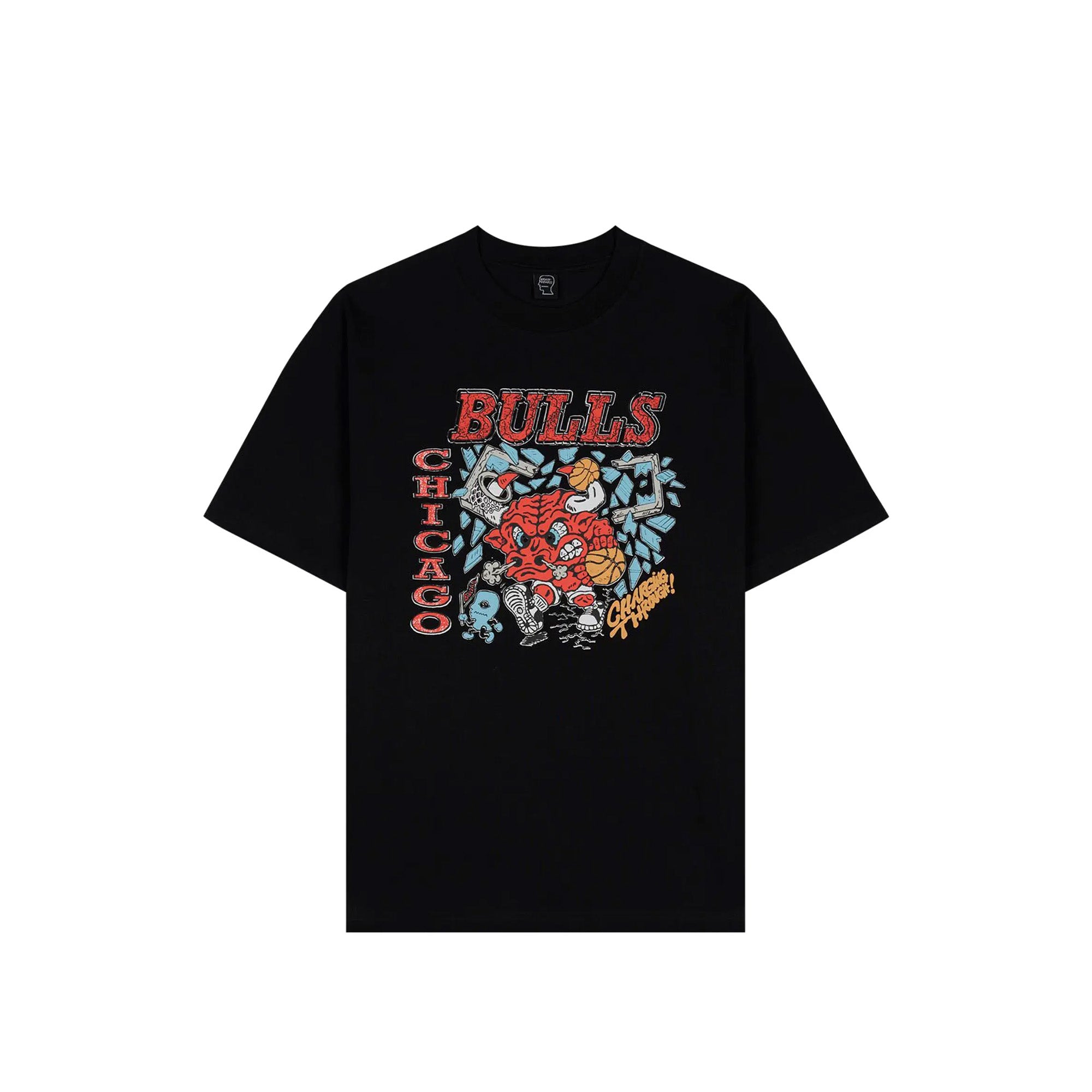 Brain Dead x NBA Chicago Bulls Tee 'Black' - ROOTED