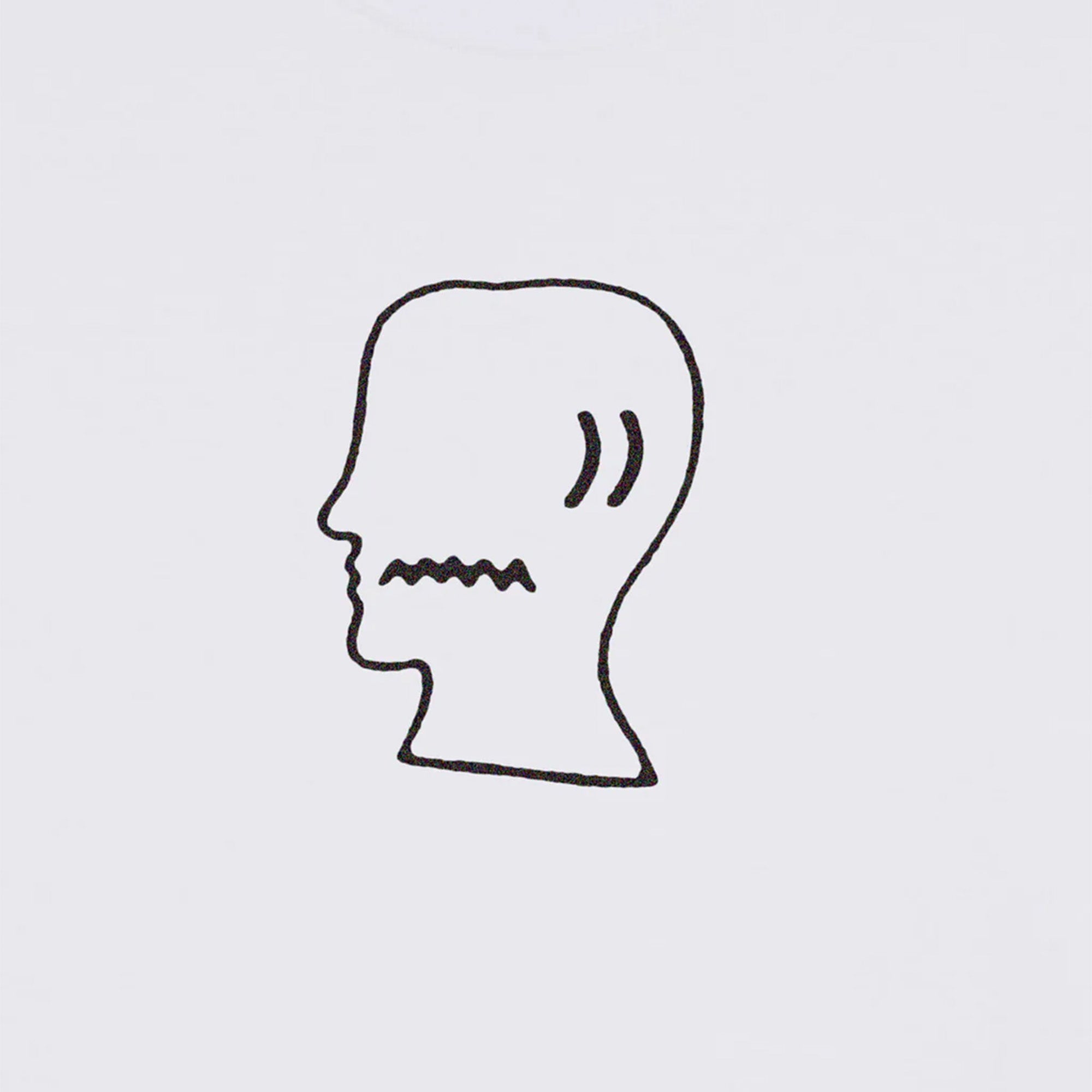 Brain Dead Logohead Tee 'White'