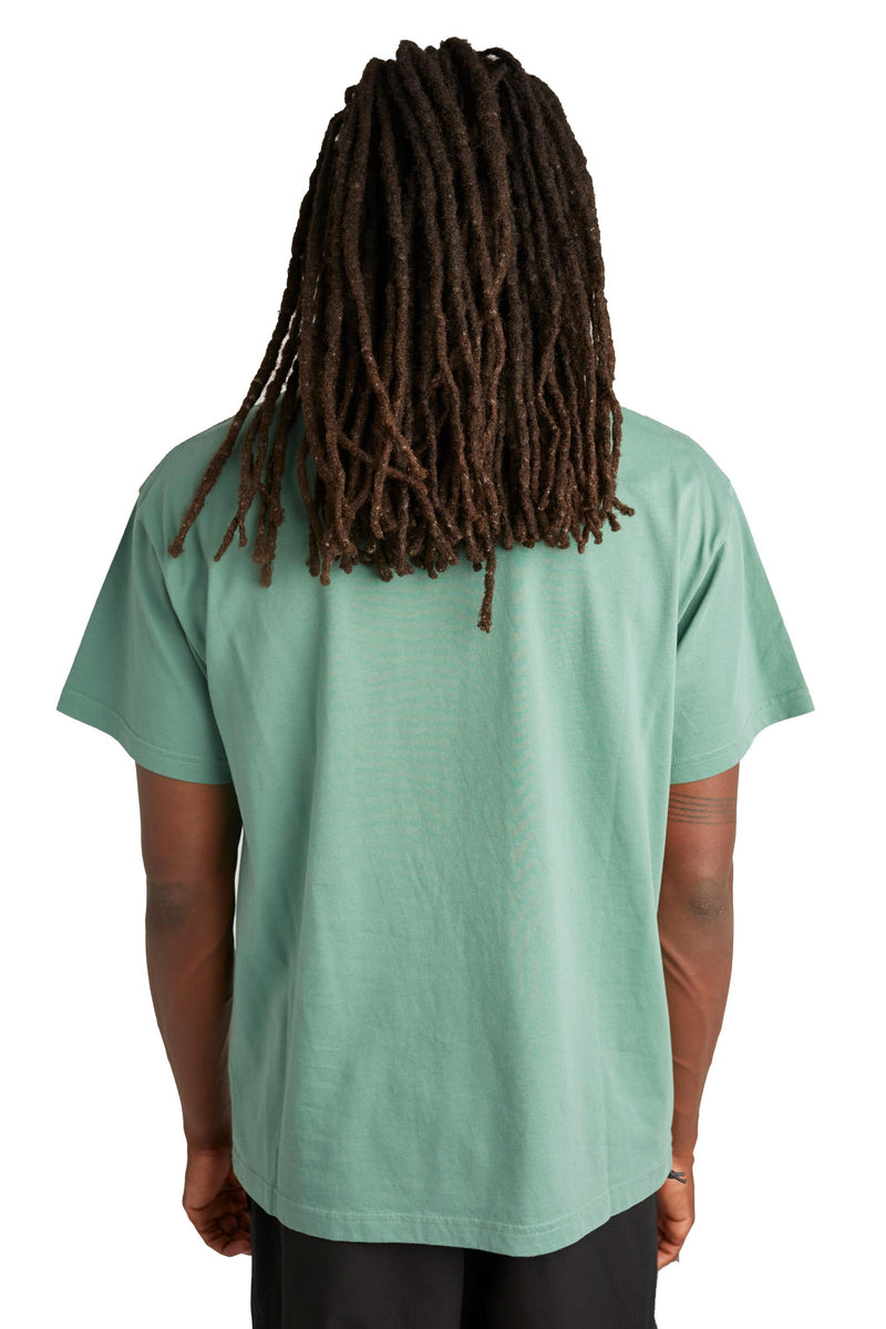 Brain Dead New Reality Tee 'Green' - ROOTED