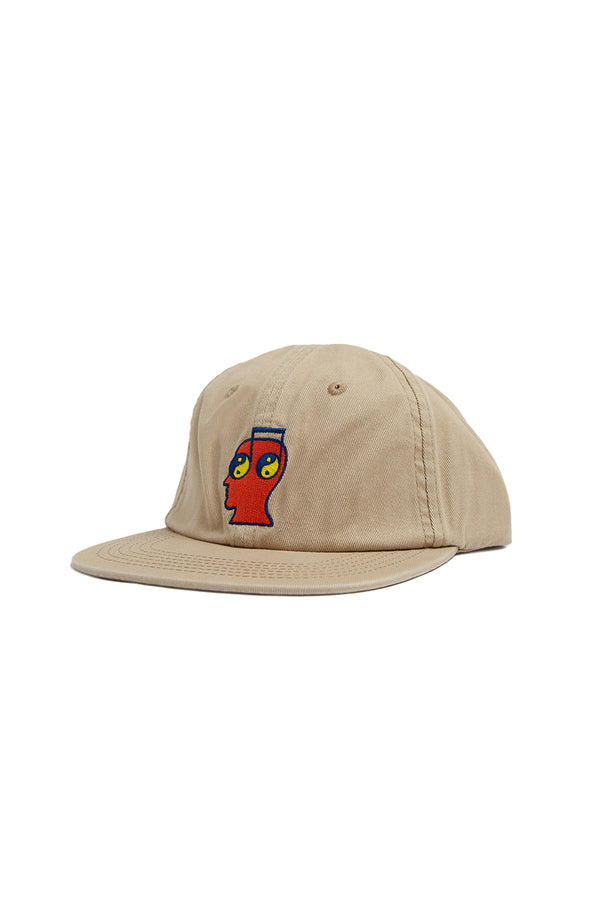 Brain Dead Brain Notes 6 Panel Hat 'Khaki' - ROOTED