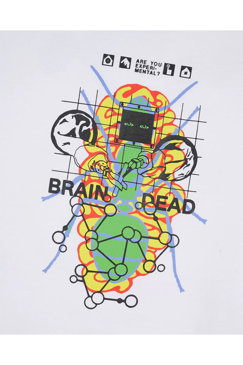 Brain Dead Future Sounds Tee 'White'