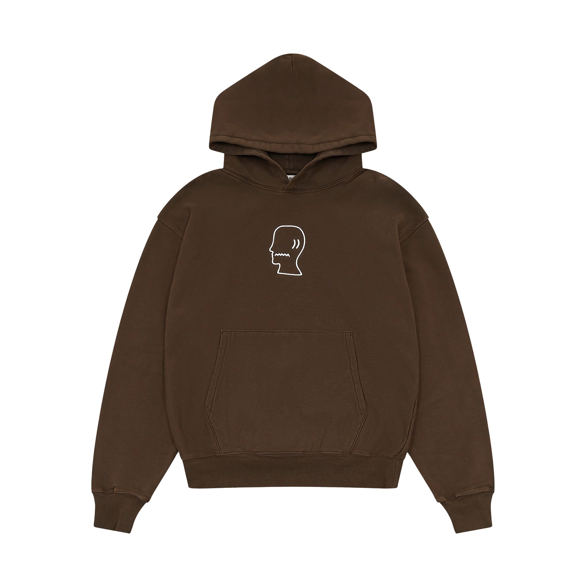 Brain Dead 3D Logohead Hoodie 'Brown'