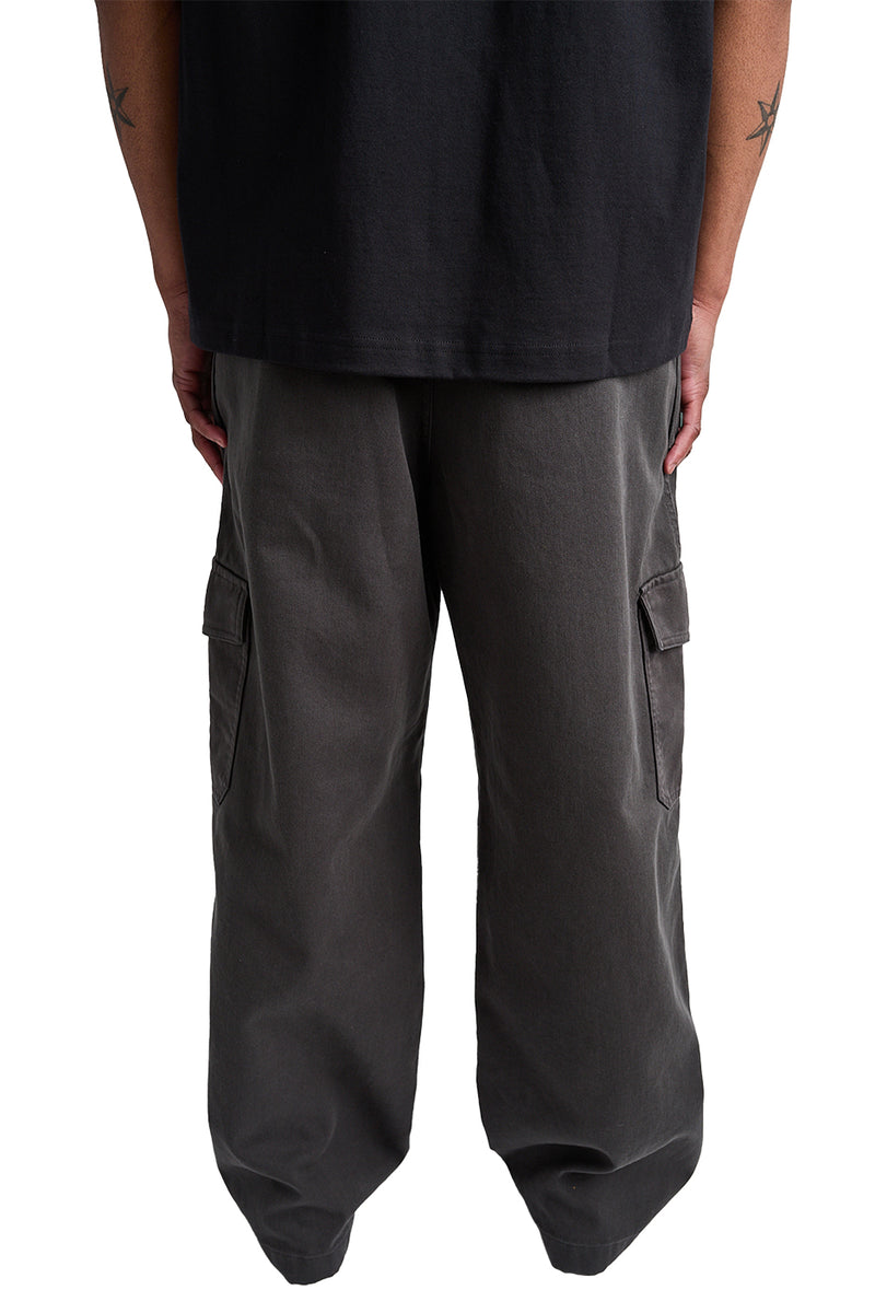 Acne Studios Cargo Washed Trousers 'Dark Grey' - ROOTED