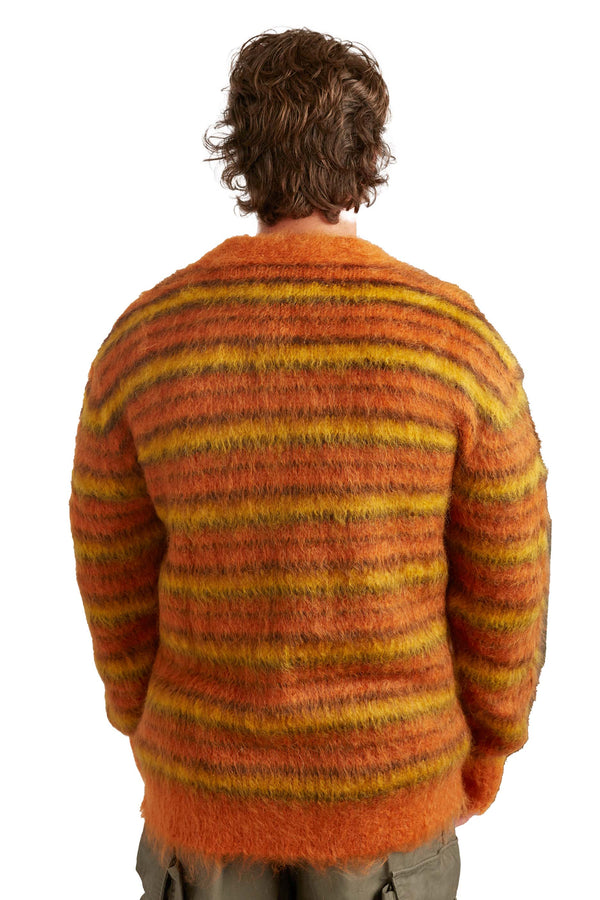 Marni V-Neck Cardigan 'Lobster' - ROOTED
