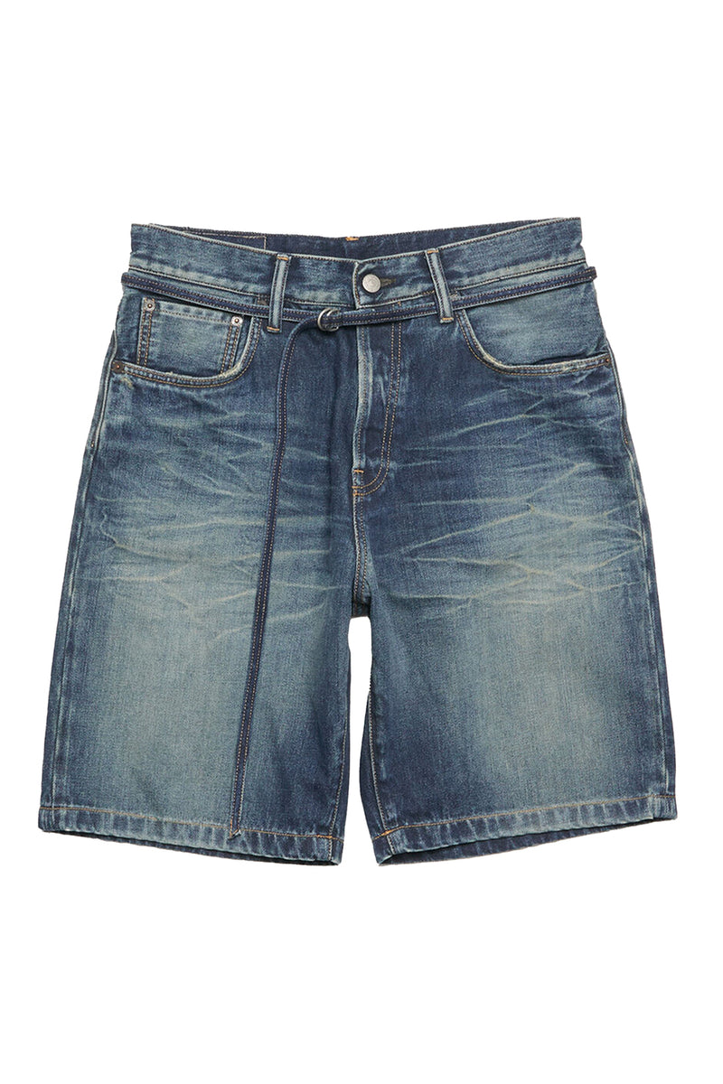 Acne Studios Loose Fit Denim Shorts 'Mid Blue'