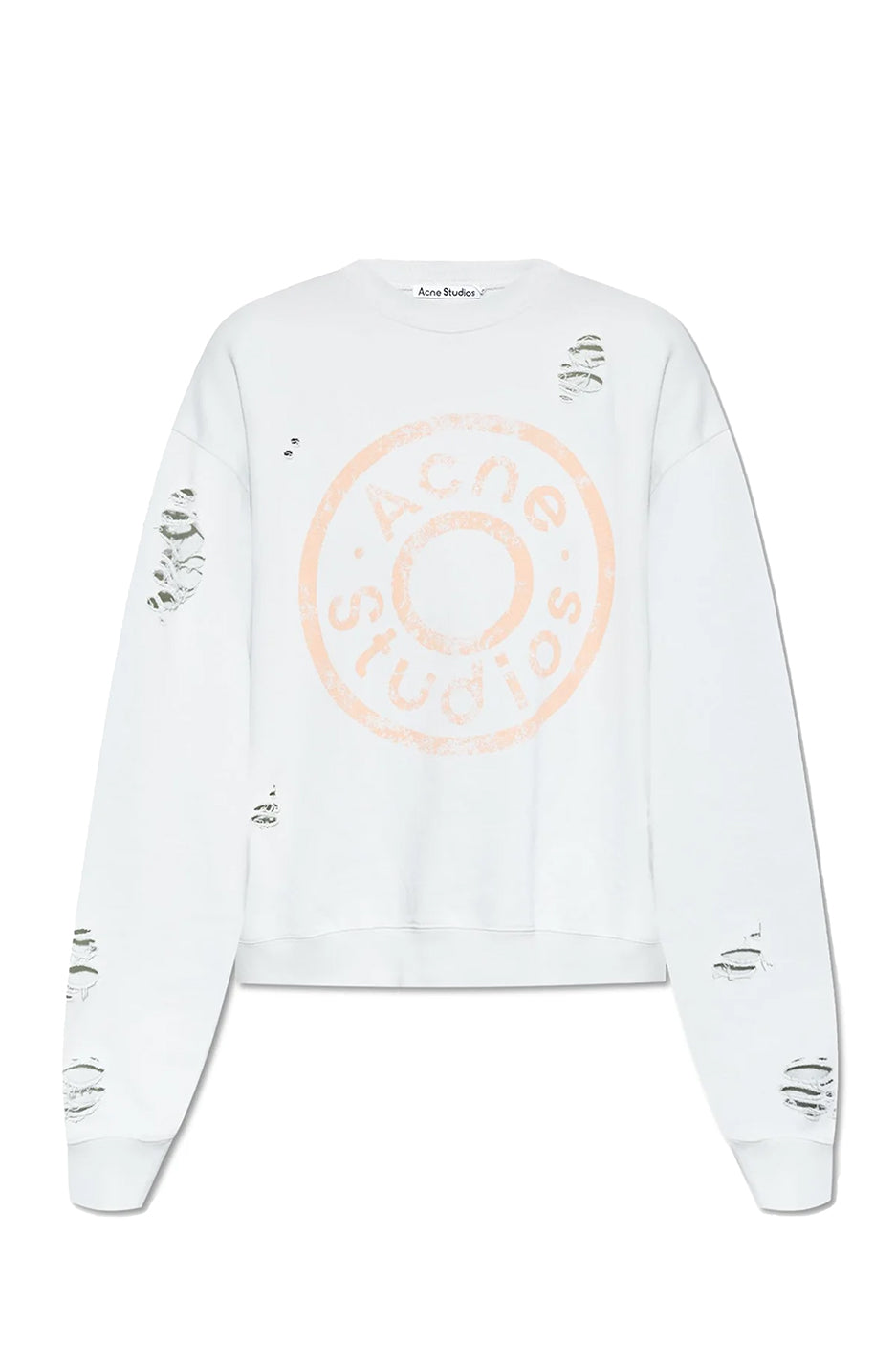 Acne Studios Franziska Button Logo Sweatshirt 'Ice Blue'