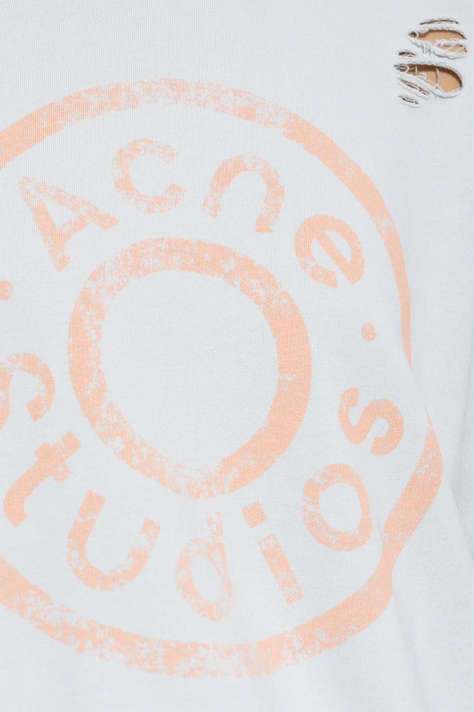 Acne Studios Franziska Button Logo Sweatshirt 'Ice Blue'