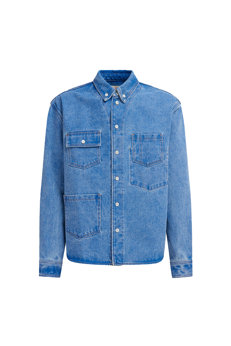 Marni Overshirt 'Cobalt'