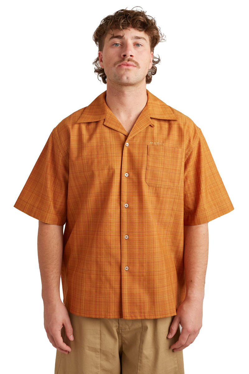 Marni Mens Bowling Shirt 'Chili' - ROOTED