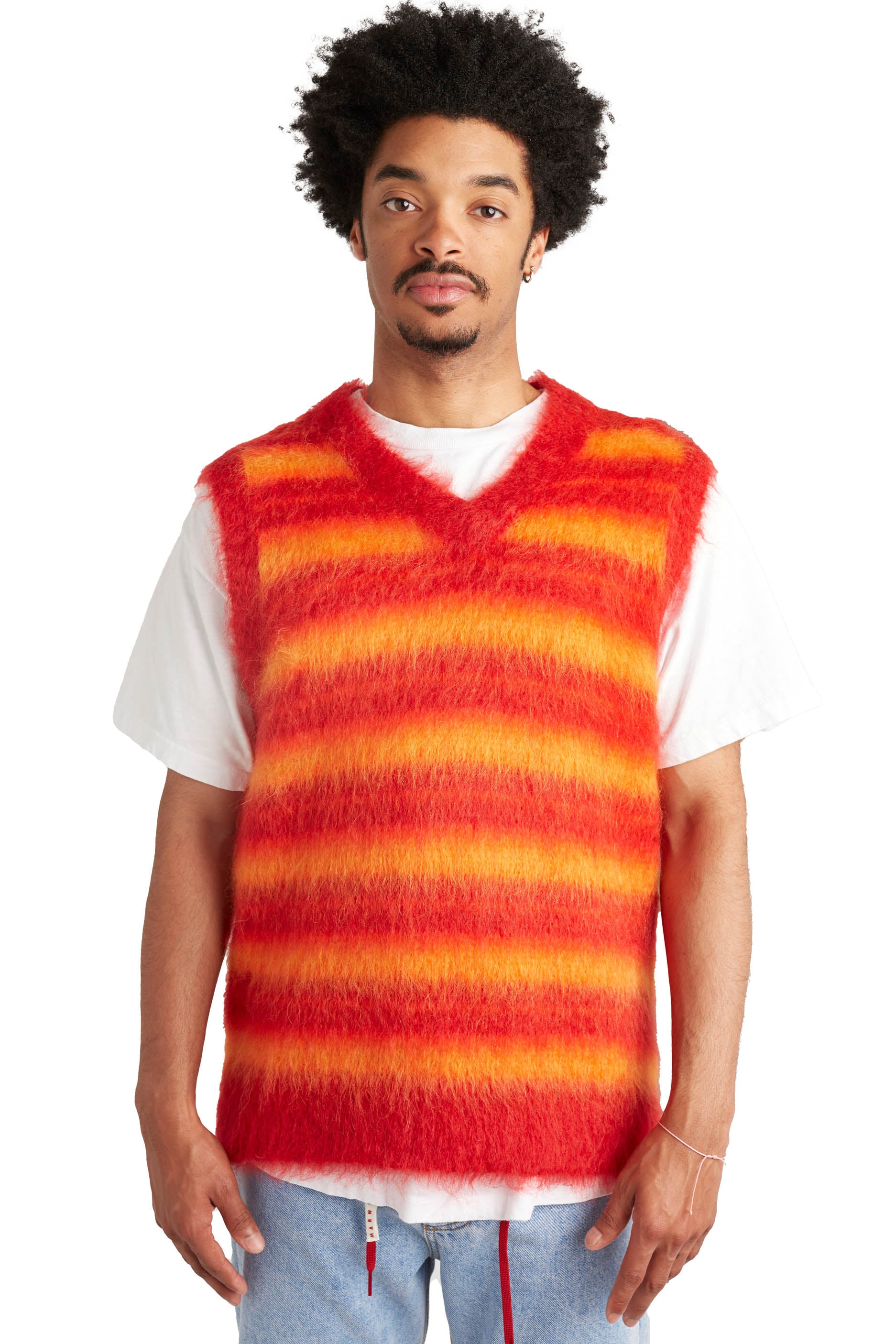 Marni Mens Sweater Vest 'Lacquer' | ROOTED