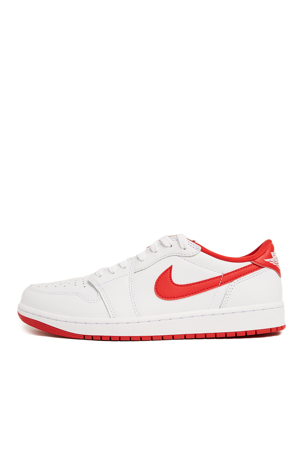 Air Jordan 1 Low OG 'White/University Red' - ROOTED