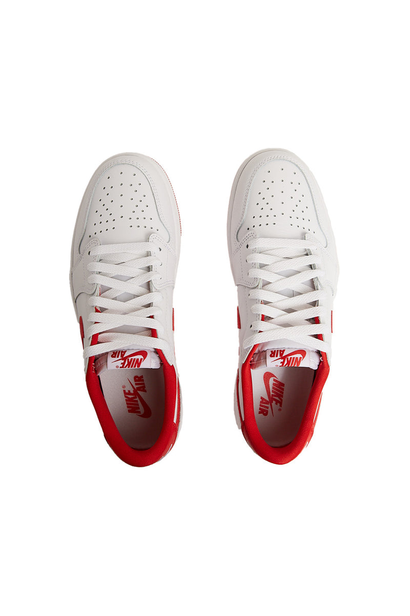 Air Jordan 1 Low OG 'White/University Red' - ROOTED