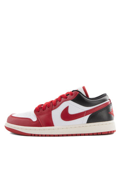 Air Jordan Womens 1 Low 'White/Gym Red'