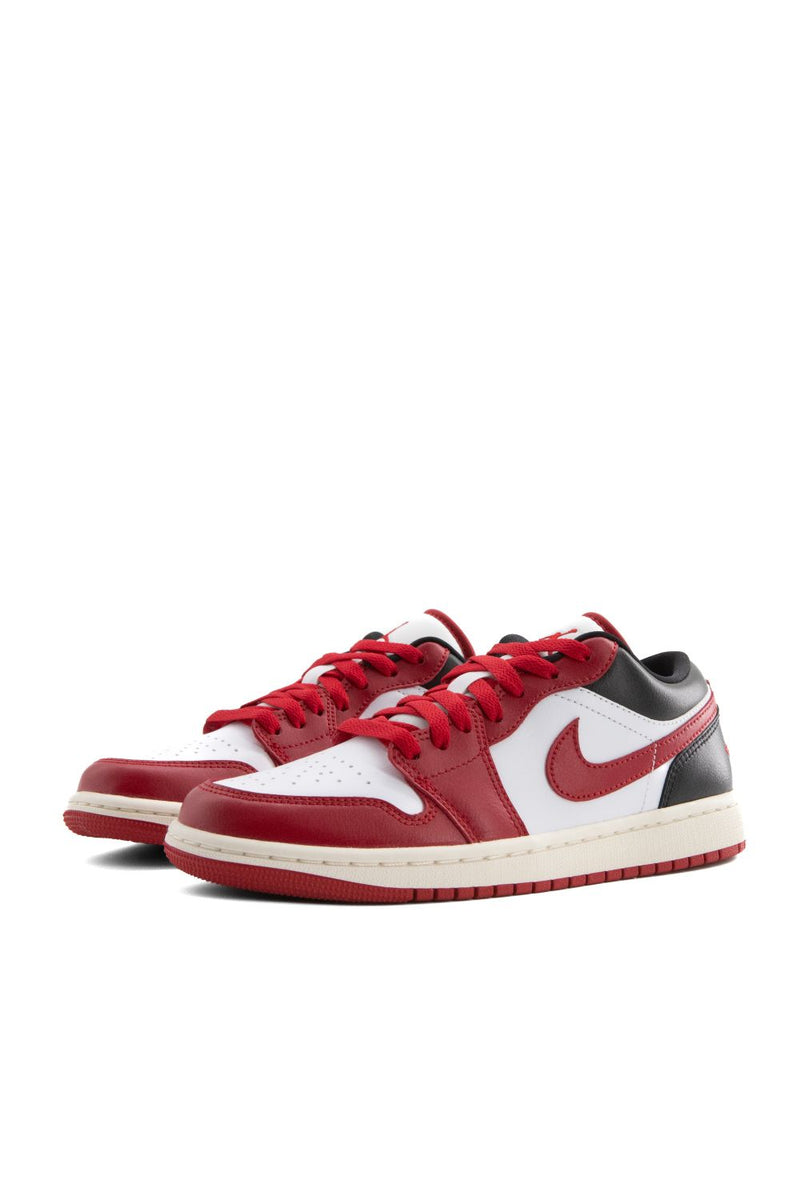 Air Jordan Womens 1 Low 'White/Gym Red'