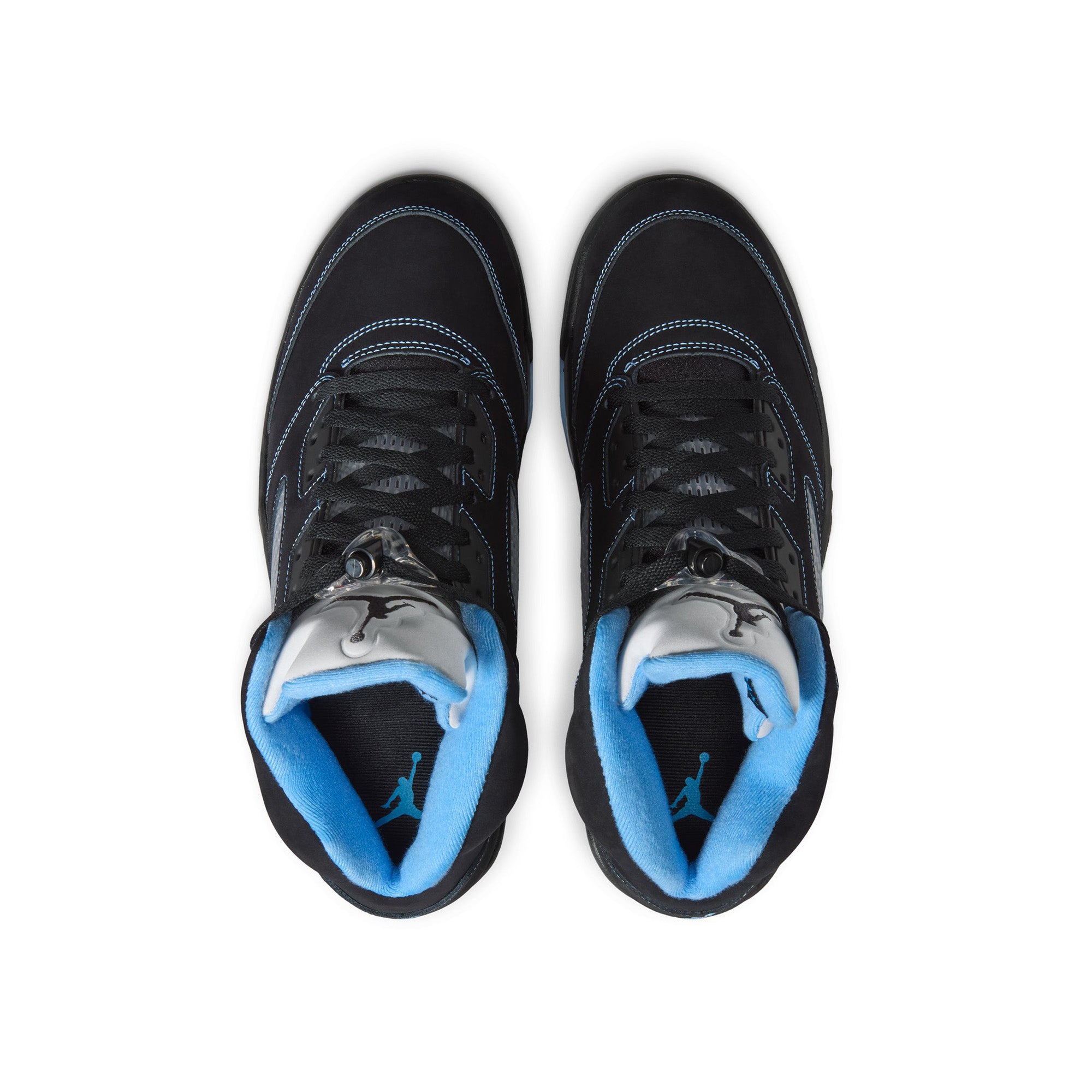 Air Jordan 5 Retro OG 'Black/University Blue' - ROOTED
