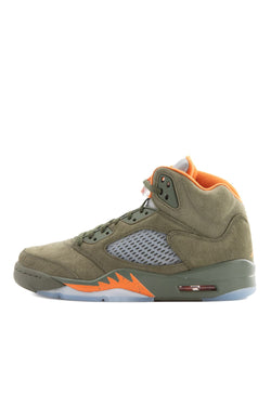 Air Jordan 5 Retro 'Army Olive/Solar Orange'