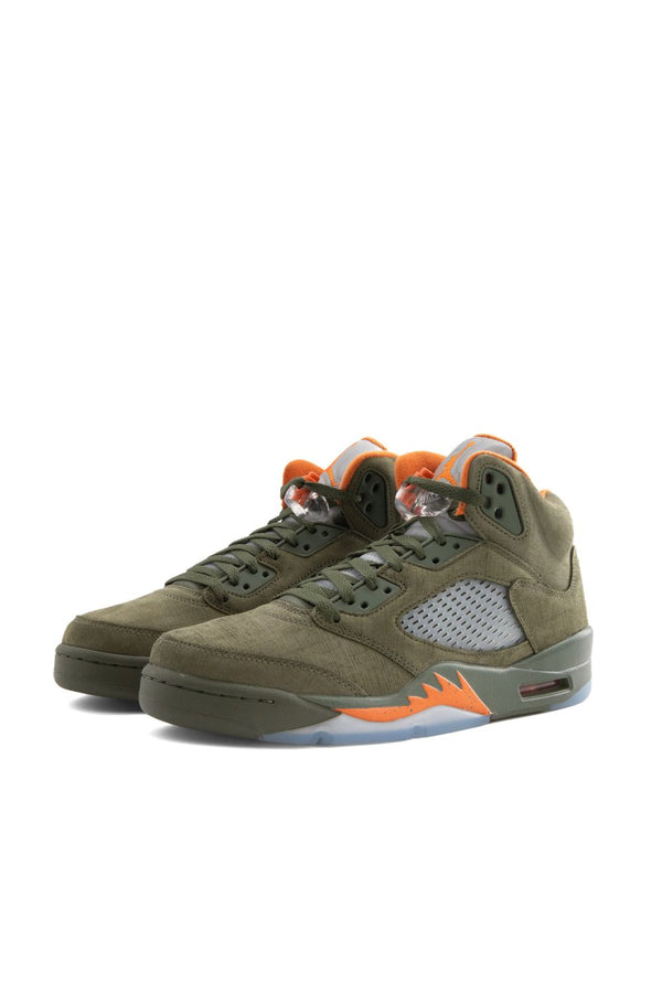 Air Jordan 5 Retro 'Army Olive/Solar Orange'