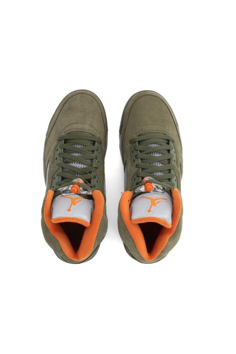 Air Jordan 5 Retro 'Army Olive/Solar Orange'