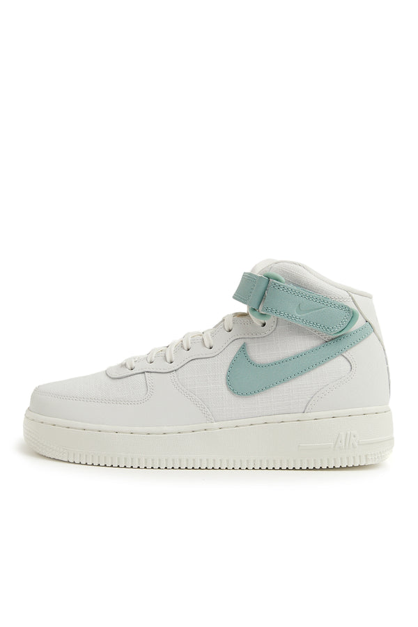 Nike Womens Air Force 1 '07 Mid 'Summit White/Mineral-Sail' - ROOTED