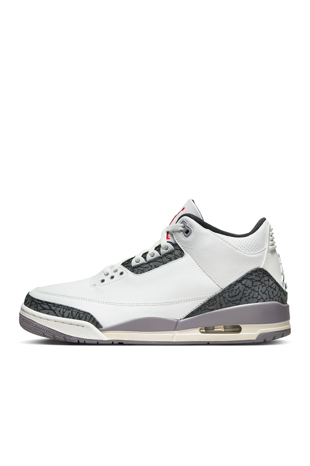 Air Jordan Kids 3 Retro 'Summit White/Fire Red' - ROOTED