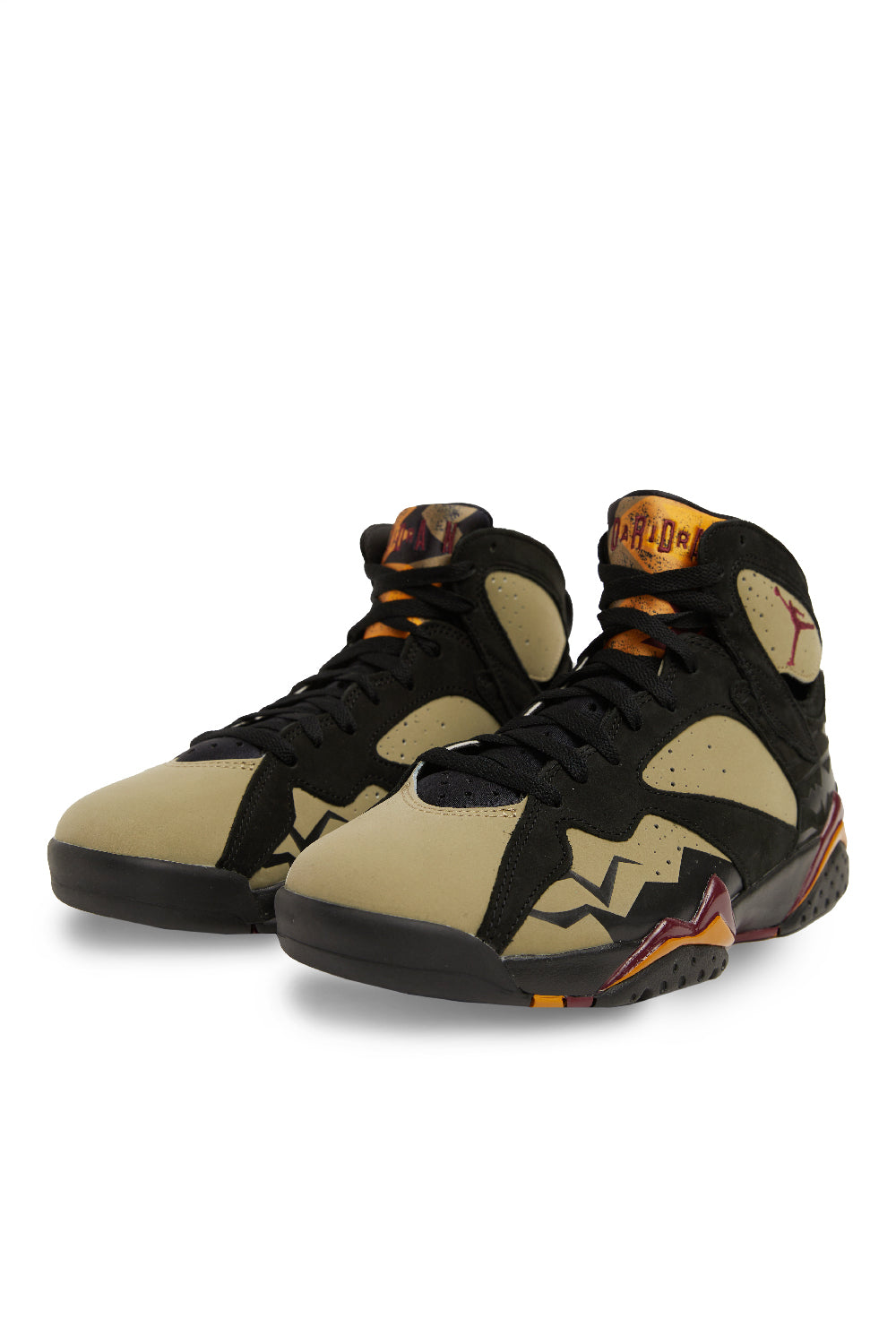 Air Jordan Mens Retro 7 SE 'Black Olive' Shoes - ROOTED