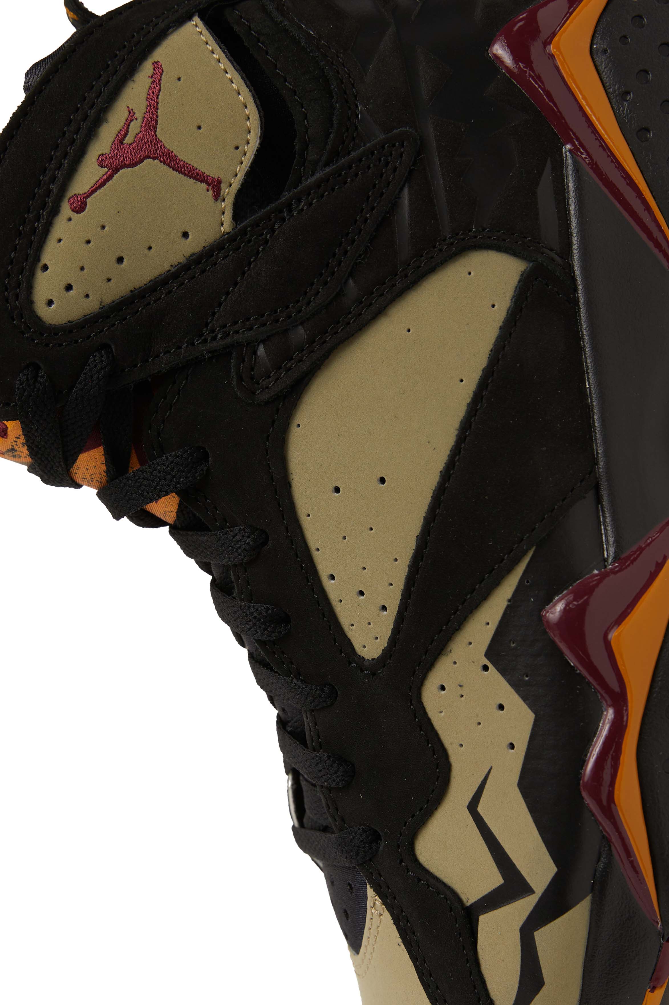 Air Jordan Mens Retro 7 SE 'Black Olive' Shoes - ROOTED