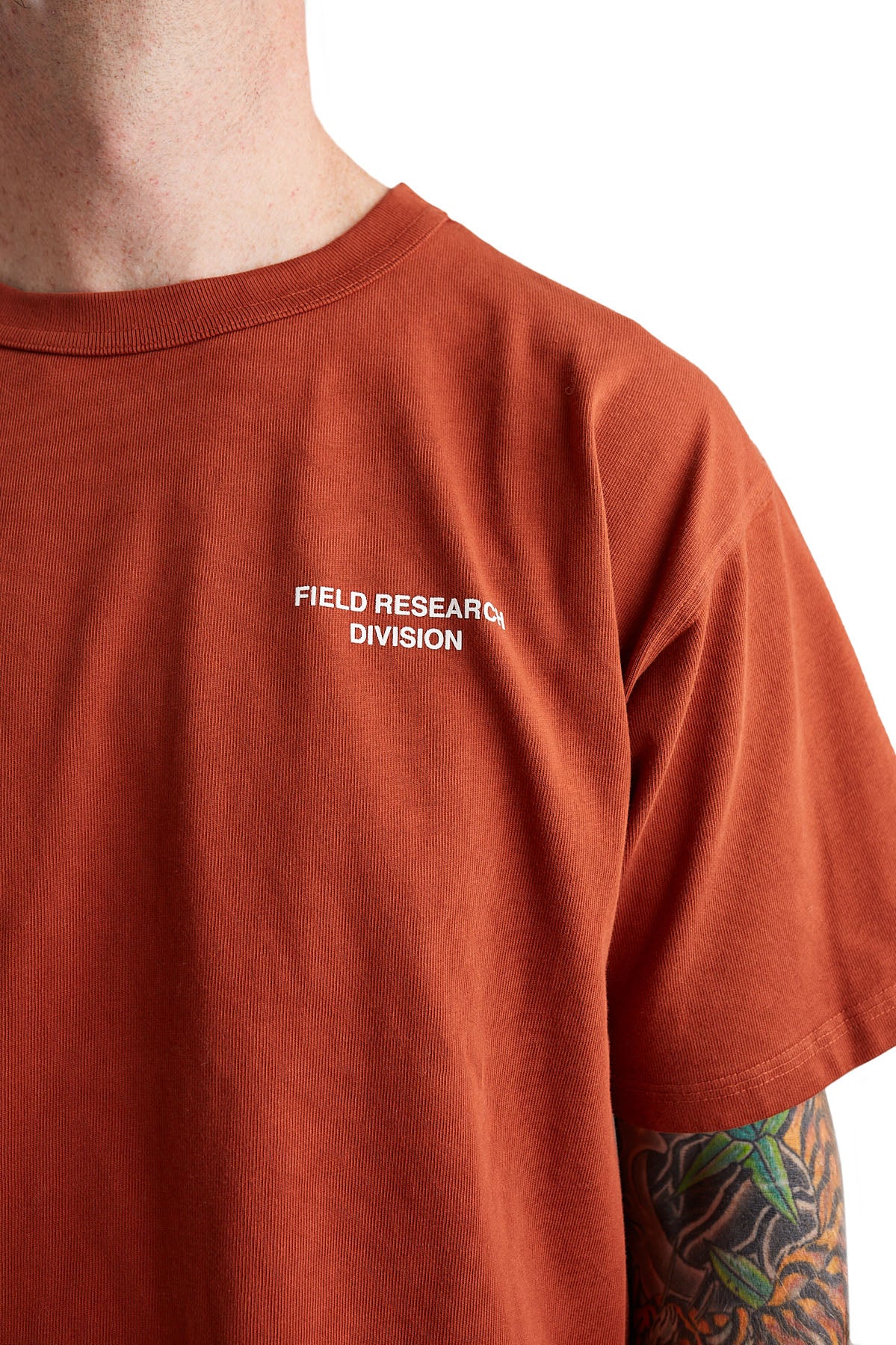 Reese Cooper Field Research Division Tee 'Burnt Orange' - ROOTED