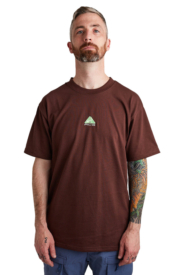 Nike ACG Mens Tee 'Earth/Lime Blast' - ROOTED