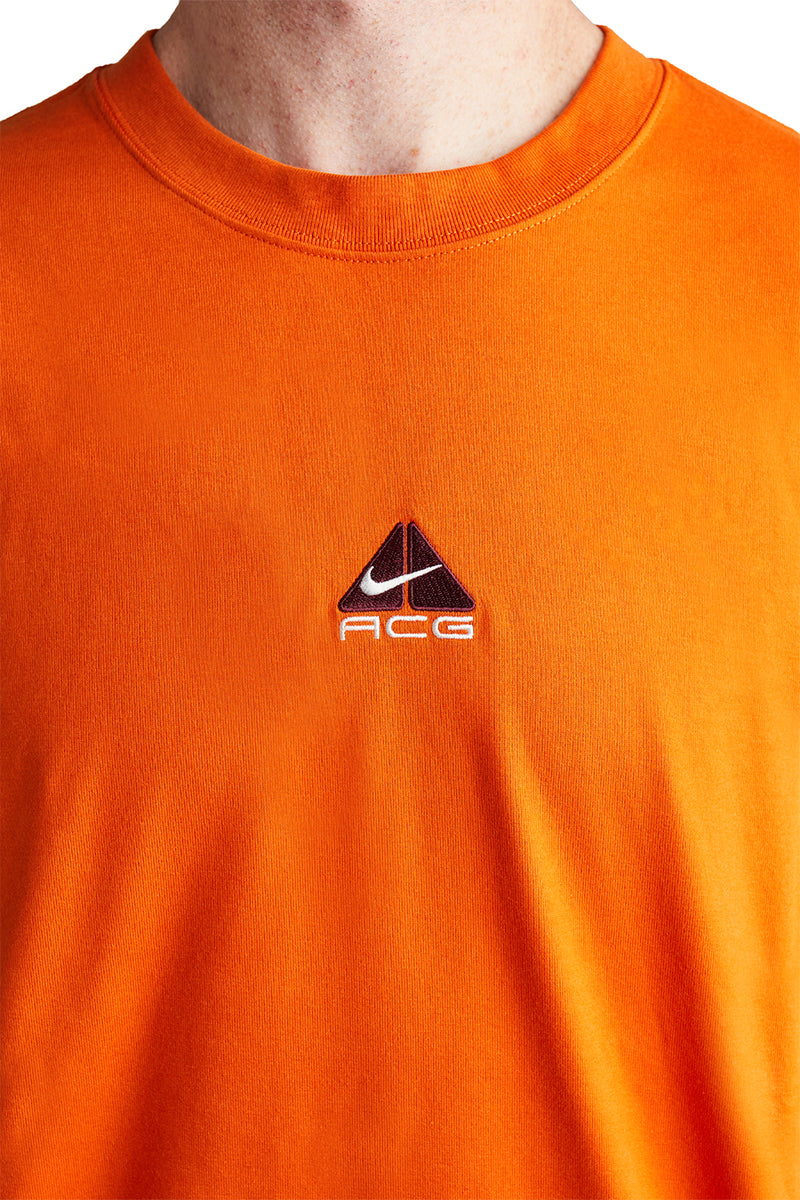 Nike ACG "Lungs" LS Tee 'Campfire Orange/Summit White' - ROOTED
