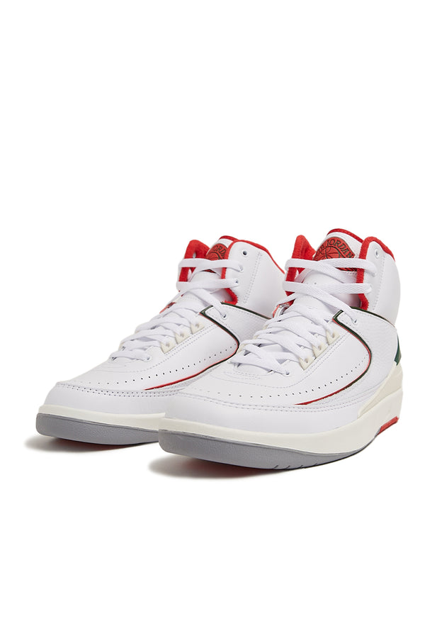 Air Jordan 2 Retro 'White/Fire Red' - ROOTED