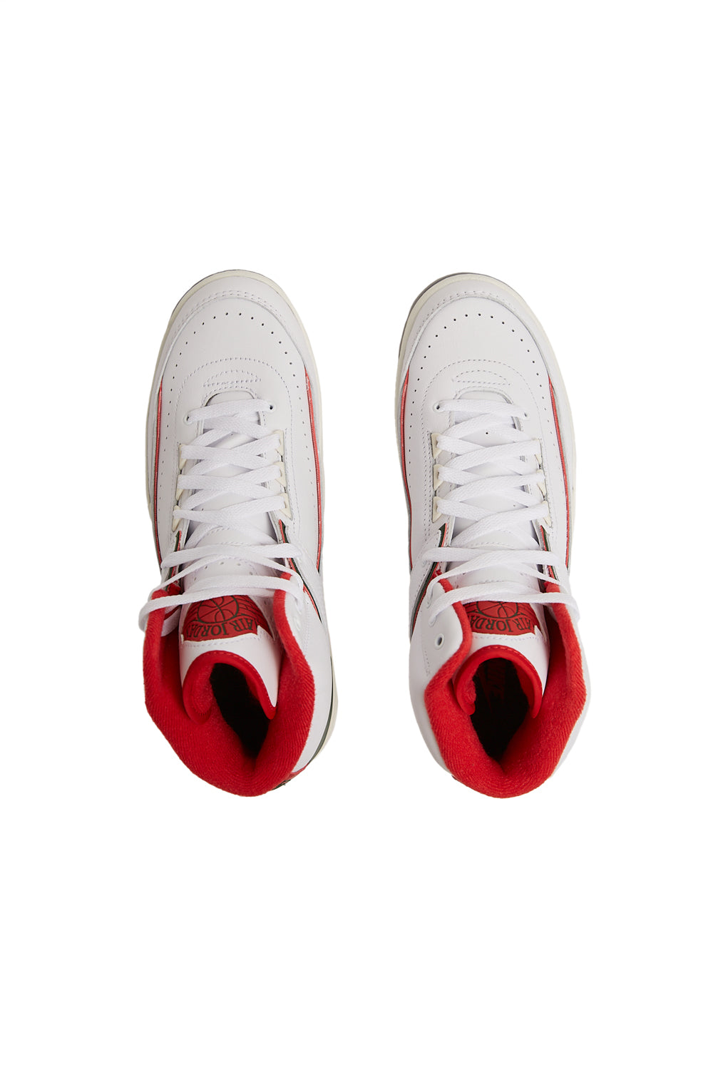 Air Jordan 2 Retro White Fire Red ROOTED