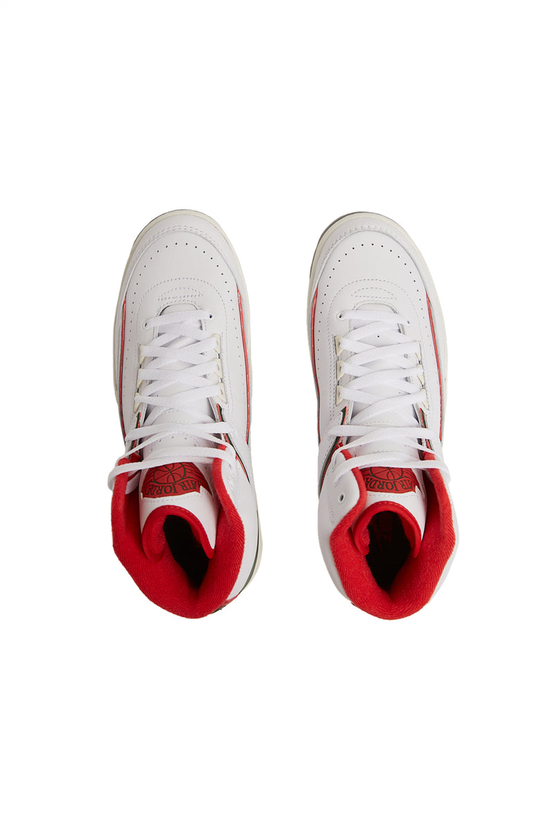 Air Jordan 2 Retro 'White/Fire Red' - ROOTED