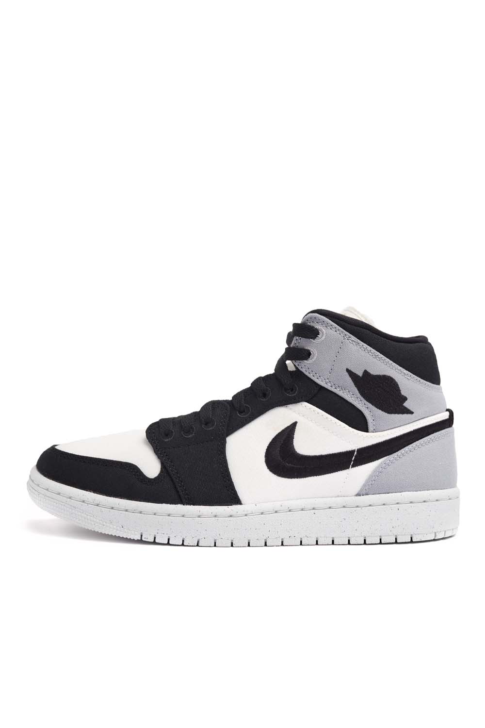 Air Jordan Womens 1 Mid SE 'Sail/Black' - ROOTED