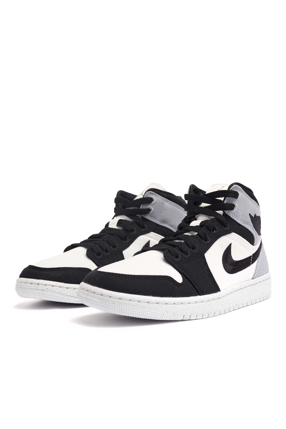 Air Jordan Womens 1 Mid SE 'Sail/Black' - ROOTED