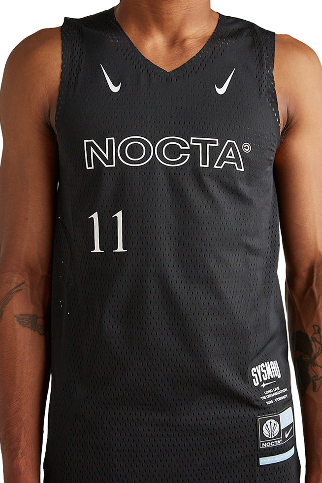 Nike M NRG Nocta DF Jersey 'Black/White' - ROOTED