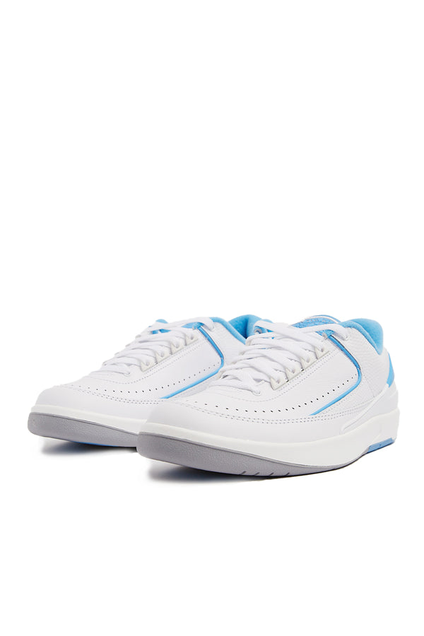 Air Jordan Mens 2 Retro Low 'White/University Blue' - ROOTED