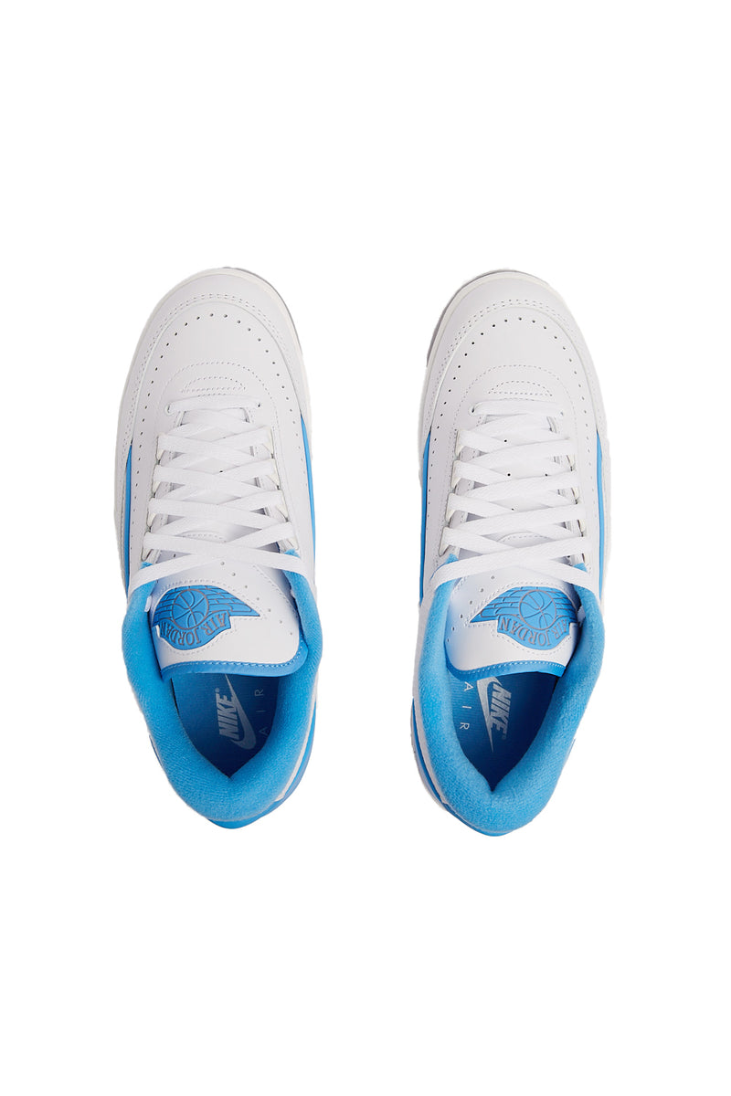 Air Jordan Mens 2 Retro Low 'White/University Blue' - ROOTED