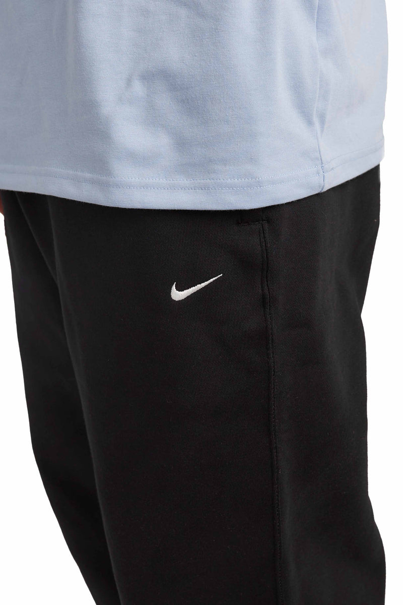 Nike Solo Swoosh Fleece Pants 'Black/White