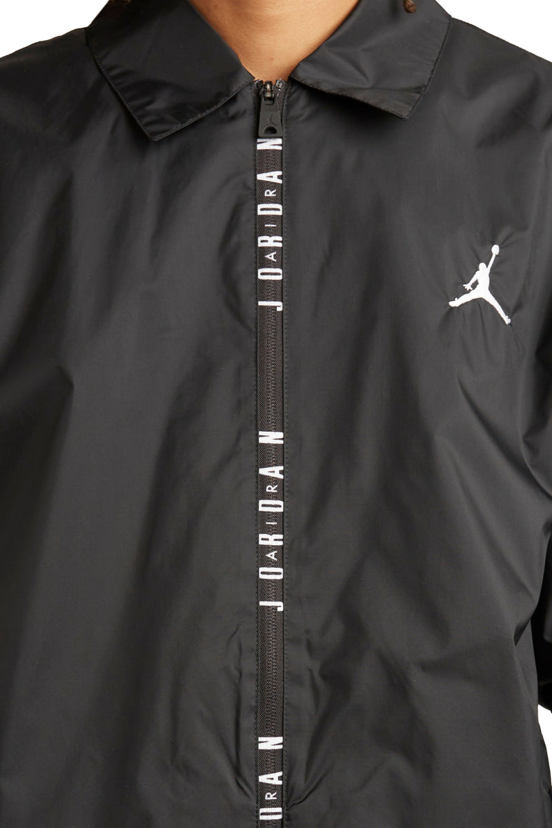 Jordan Essentials Jacket 'Black/White' - ROOTED