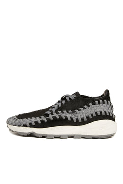 Nike Womens Air Footscape Woven 'Black/Smoke Grey' - ROOTED