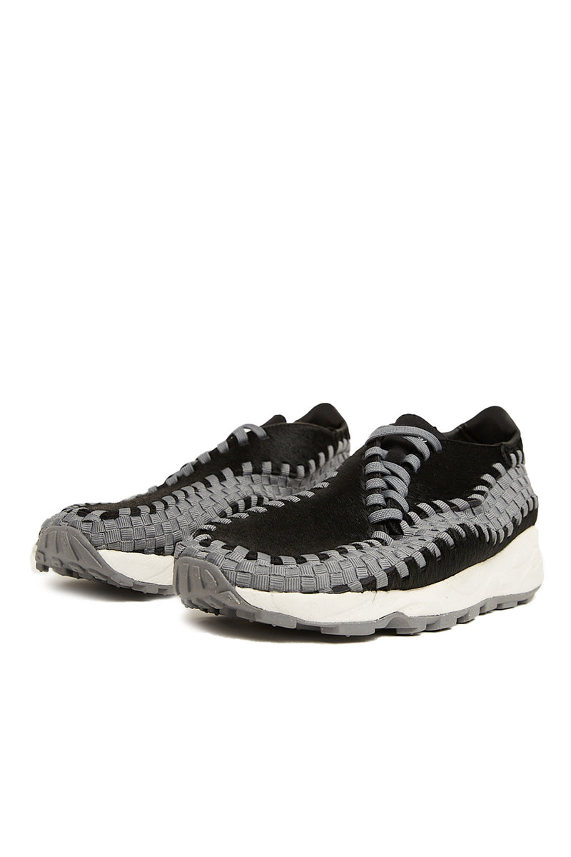 Nike Womens Air Footscape Woven 'Black/Smoke Grey' - ROOTED