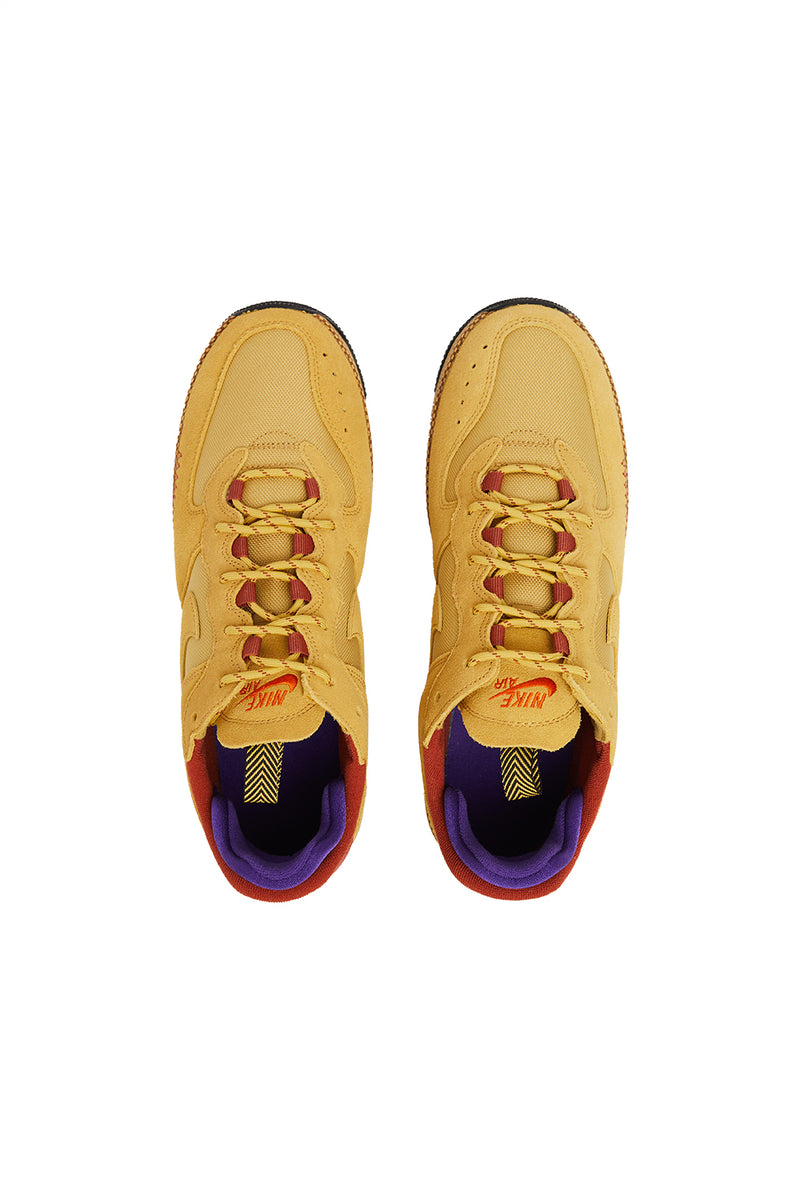 NIke Womens Air Force 1 Wild 'Wheat Gold/Rugged Orange' - ROOTED