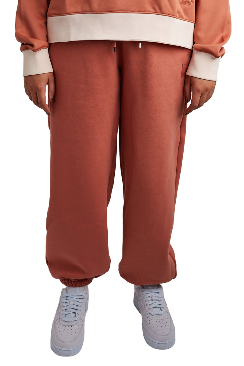 Jordan Womens Flight Fleece Sweatpants 'Sky J Orange' - ROOTED