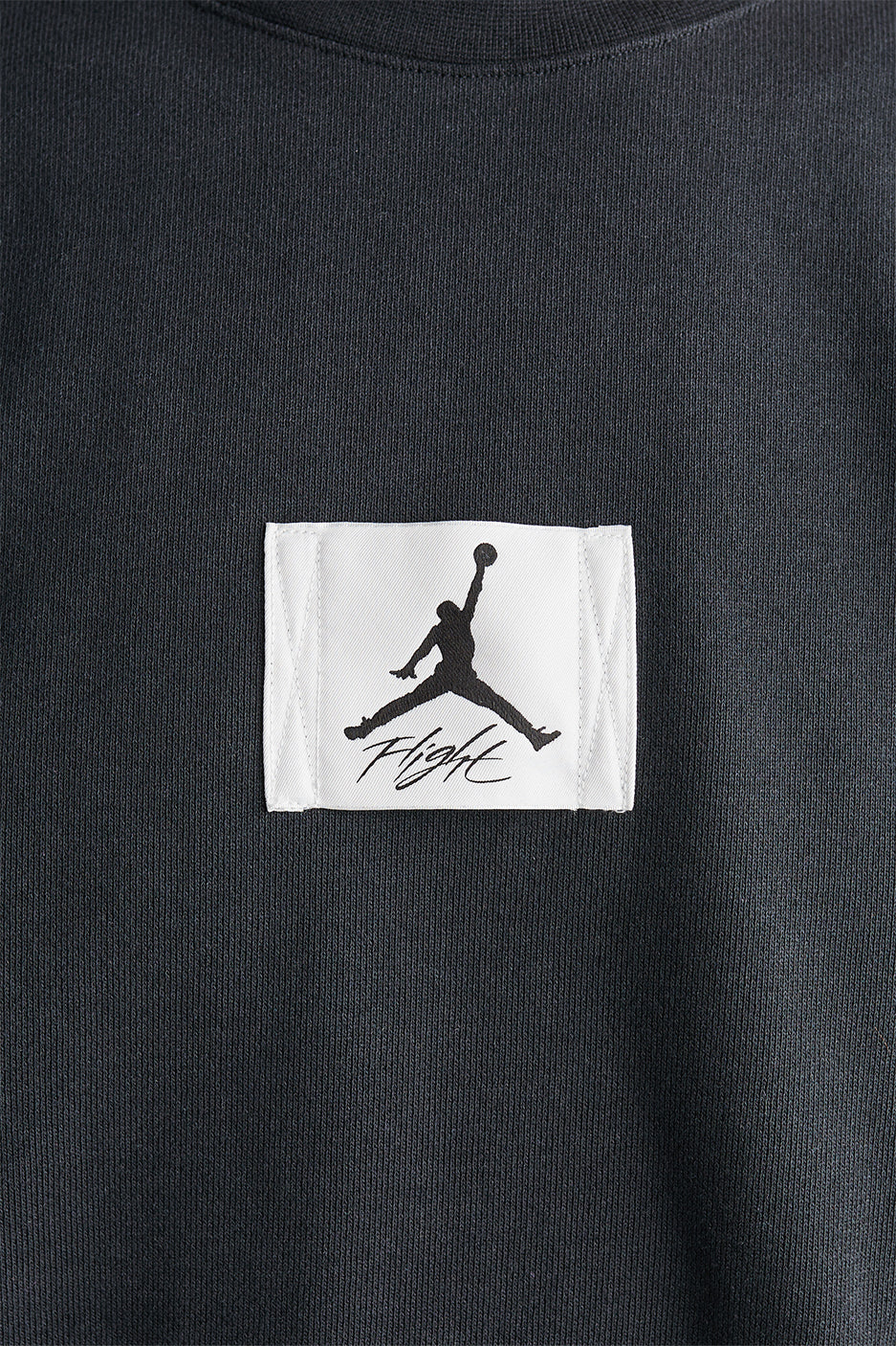 Jordan Mens Essentials Crewneck Sweatshirt 'Black' - ROOTED