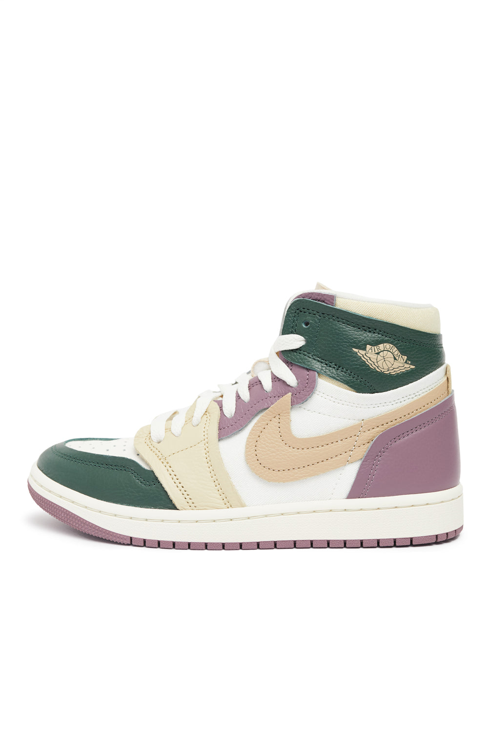 Air Jordan Womens 1 High MM 'Galactic Jade/Desert/Sail' - ROOTED