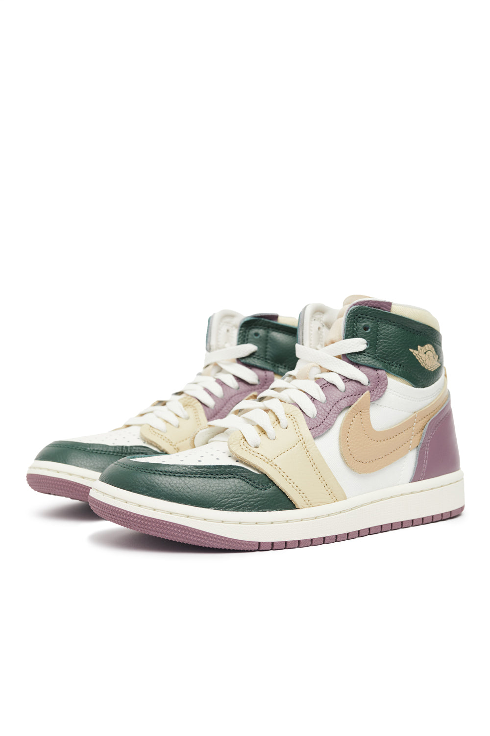 Air Jordan Womens 1 High MM 'Galactic Jade/Desert/Sail' - ROOTED